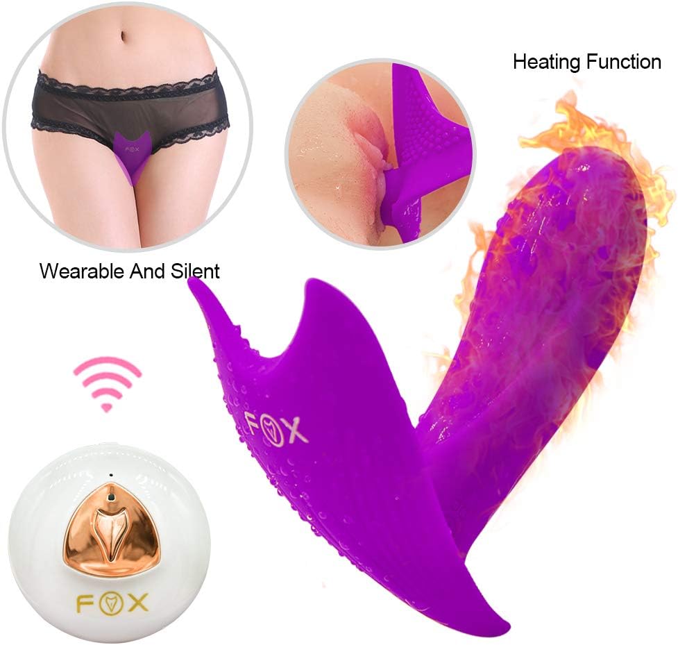 Wearable Wireless Remote Control with 10 Modes Waterproof USB Rechargeable Silicone Toy for Women