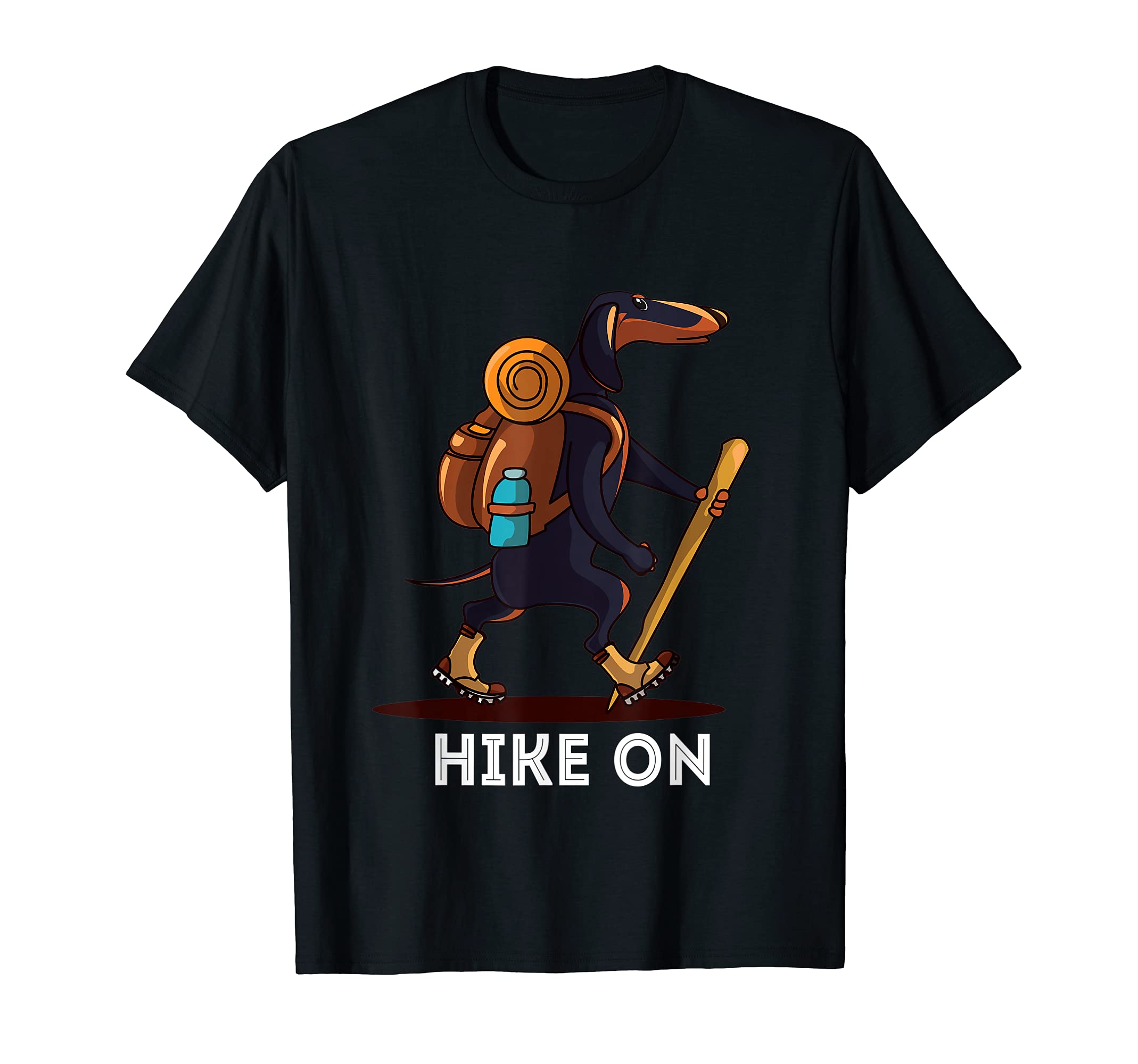 Dachshund Dog Love-r Mountain Hiking Hiker T-Shirt