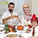 FRIDAY NIGHT Thanksgiving Day Friendsgiving Turkey Photo Booth Props Kit for Autumn Party Decorations Supplies(38 Cutouts)