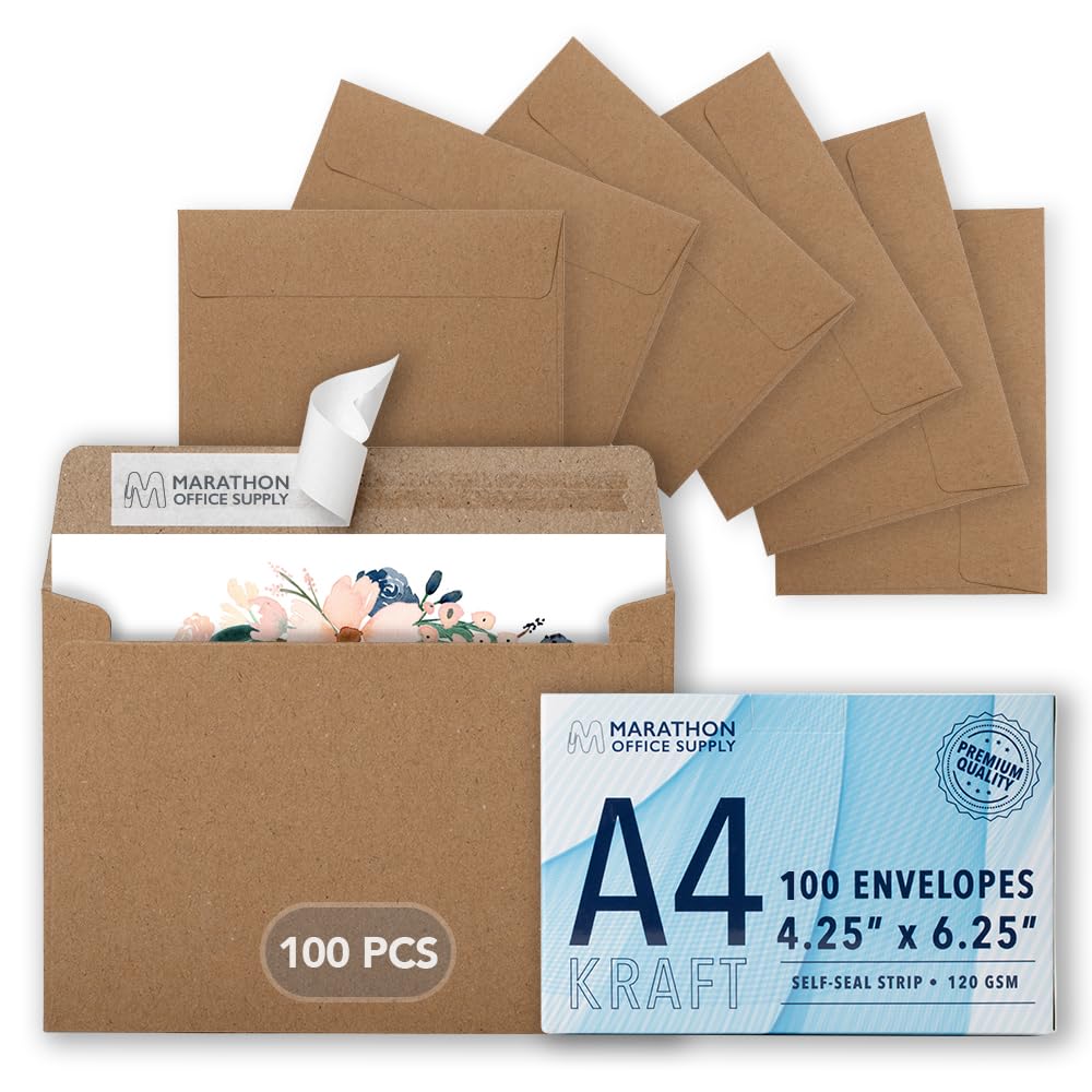 MOS A4 Invitation Envelopes – 4-1/4" x