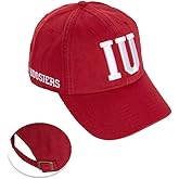 Desert Cactus Indiana University Baseball Hat Hoosiers Bloomington Brimmed Embroidered Hats Cap Adjustable Cloth Strap Adult (Style M1)