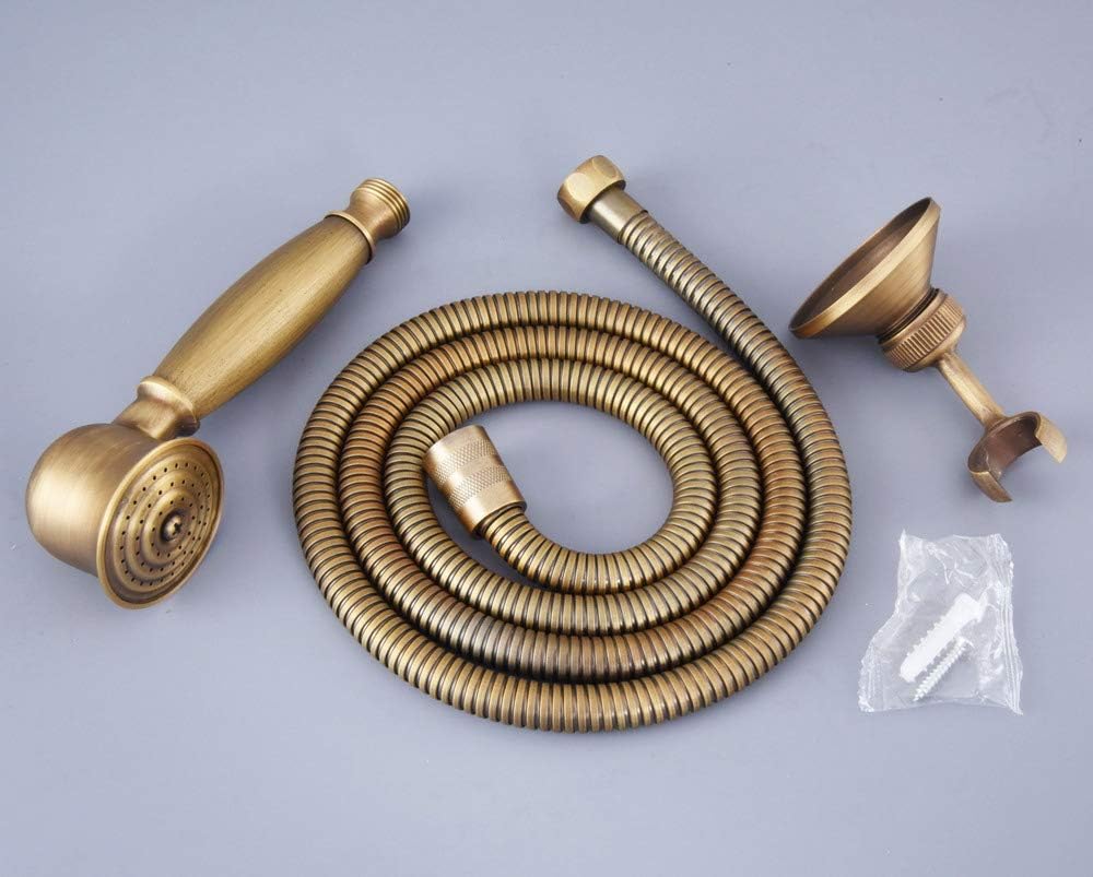 set di testa con tubo flessibile spazzolato