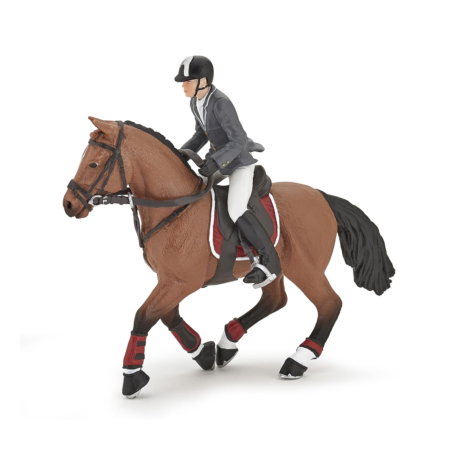 Papo 51561 Competition Rider HORSES, FOALS AND PONIES Figurine, Multicolour