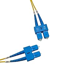 Cablix Single Mode Fiber Optic Patch Cord, Duplex