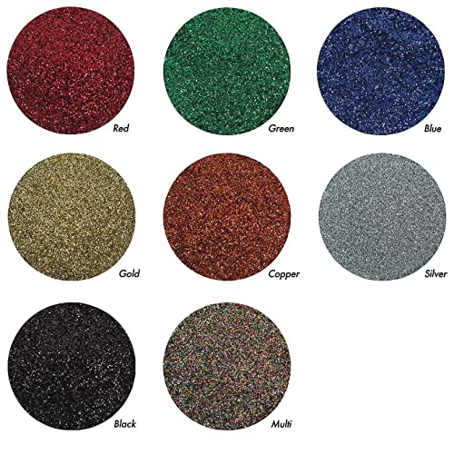 S&S Worldwide Color Splash Glitter Assortment, Big Value Pack of 8 Brilliant Colors, 1 lb. Jars with Shaker Top, for Kids Adults Arts & Crafts, School, Holiday, Non-Tarnishing, Non-Toxic, 8 Total Lbs