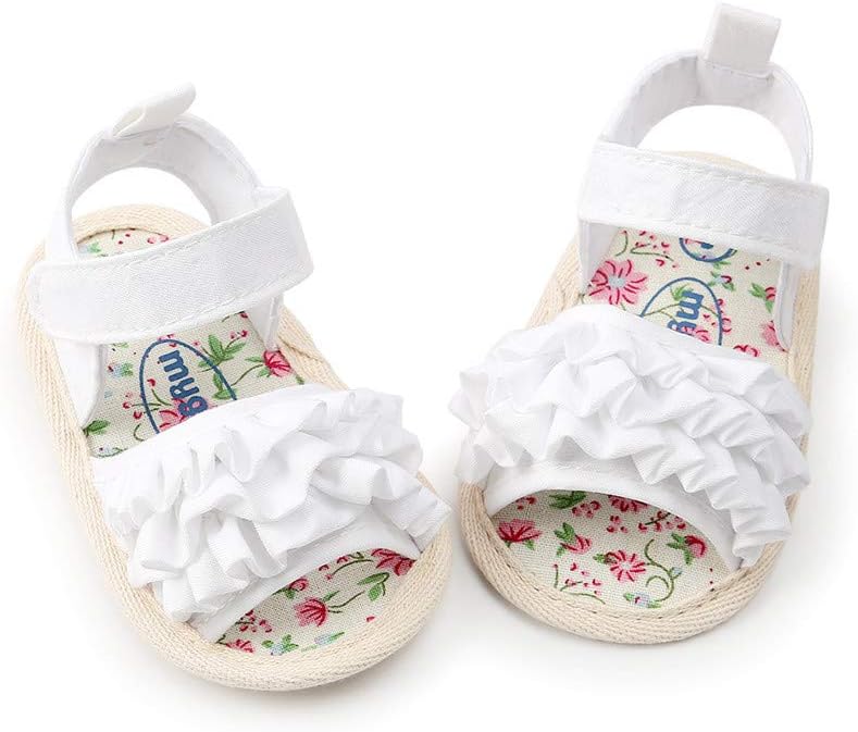 WINER Infant Baby Girls Sandals Rubber Soft Sole Summer Sweet Princess Dress Bowknot First Walker Shoes