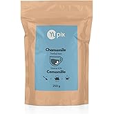 Yupik Chamomile Flower Herbal Tea, 250 g, Loose Leaf, Caffeine-Free, Vegan, Gluten-Free, Sugar-Free, Rich Floral Flavour, Per