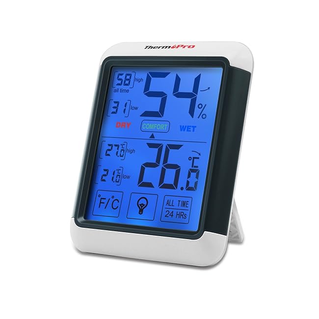 ThermoPro TP55 Digital Thermo-hygrometer with ...