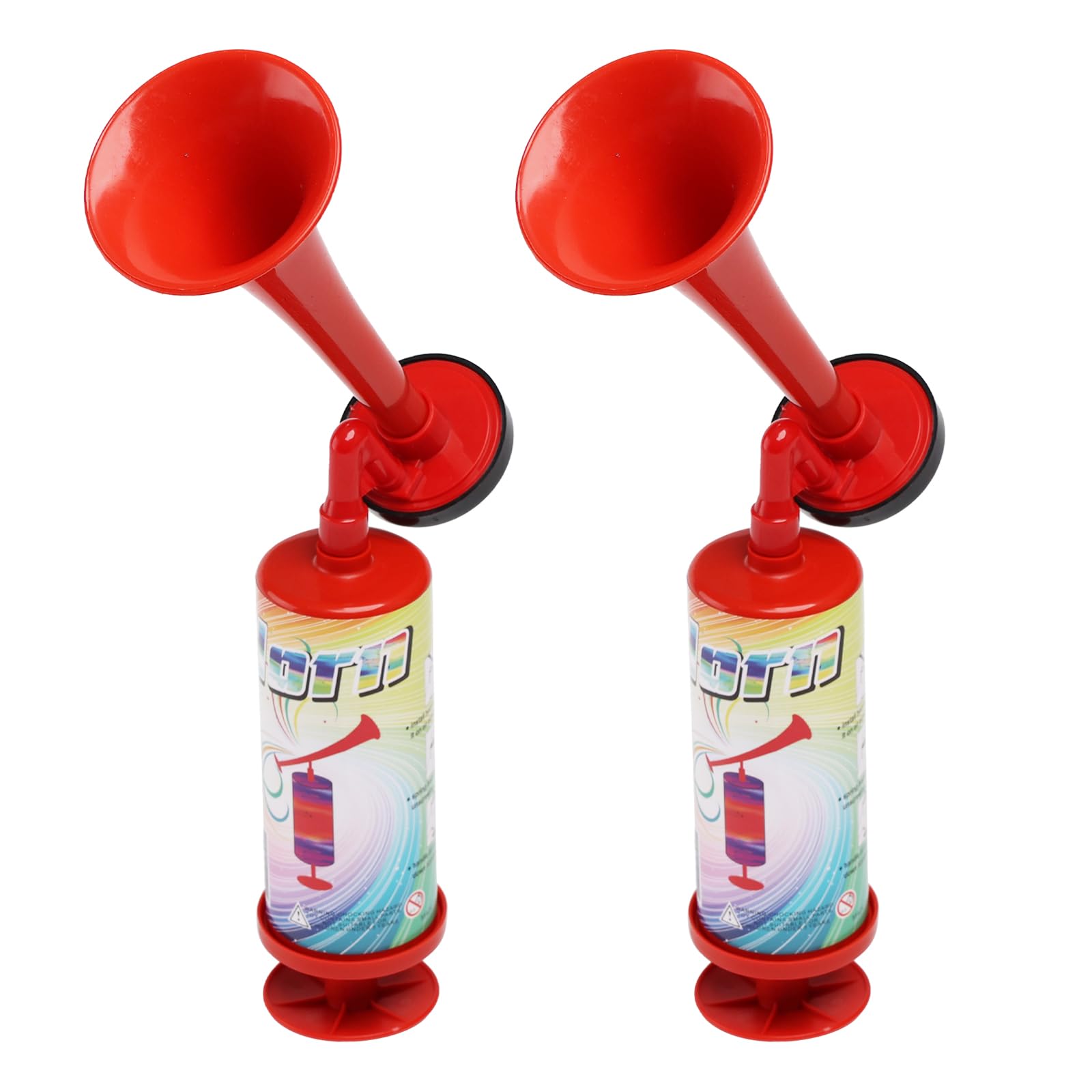 Handheld Airhorn Air Horns for Safety Handpush Horn, Party Noise Makers Horns for Boating Camping Party Supplies Xmas Holiday Celebration Favors BANHAO