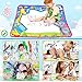 Stockyfy Aqua Magic Mat Water Doodle Mat Water Drawing Play Mat Size 29.5 × 20.4 Inches for Kids Boys Grils Educational Toys with 2 Magic Pens and Animals Templates