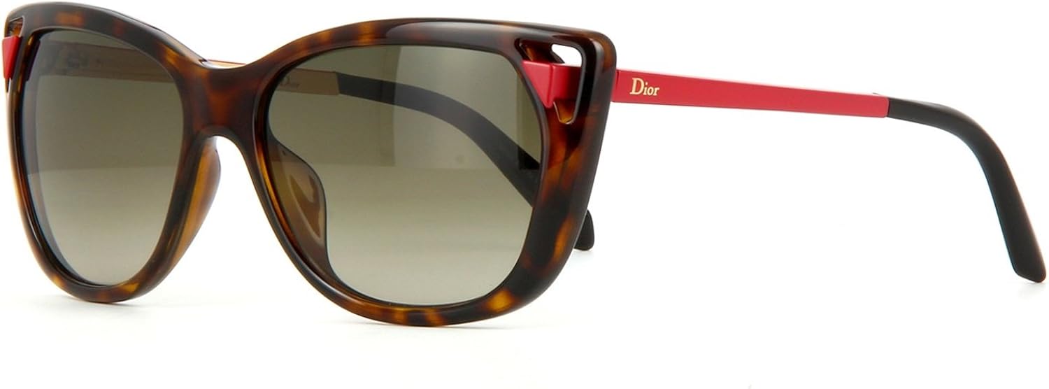 dior red cat eye sunglasses