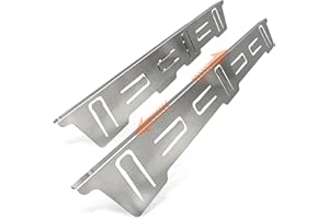 BSTTEK Stainless Steel Stove & Counter Top Gap Covers Adjustable Length 13.8"-27.6”Oven Side Filler Kit Between, Heat Resistant Slide-in Range Trim Guard for Seamless Kitchen Accessories (Silver)