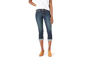 Signature by Levi Strauss & Co. Gold Women's Mid-Rise Slim Fit Capris (Available in Plus Size)