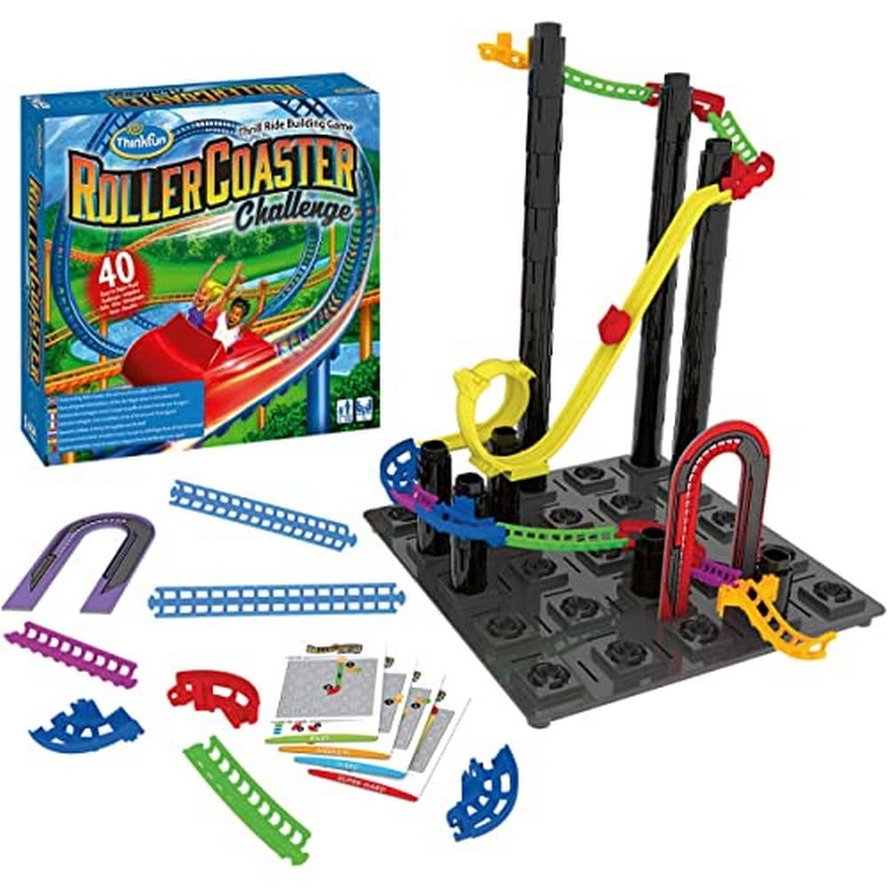 ThinkFun - Roller Coaster Challenge Game of Skill (Ravensburger 76343), Assorted Colour/Model