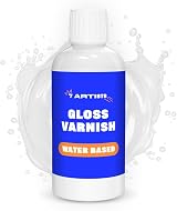 7 Artists Acrylic Varnish Gloss 250 ml – Water Based Sealer for Paintings