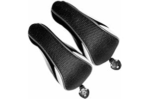 WTLJQQY 2pcs Golf Hybrid Headcover Set Hybrid Head Covers, Black Golf Club Covers for Hybrids, Meshy Rescue Covers with Rotatable ID Tag #2 3 4 5 6 Ut