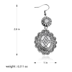 Rustic Couture's Western Earrings for Women Cowgirl