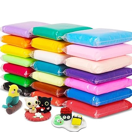 Haawooky 24 Colors Air Dry Clay Super 