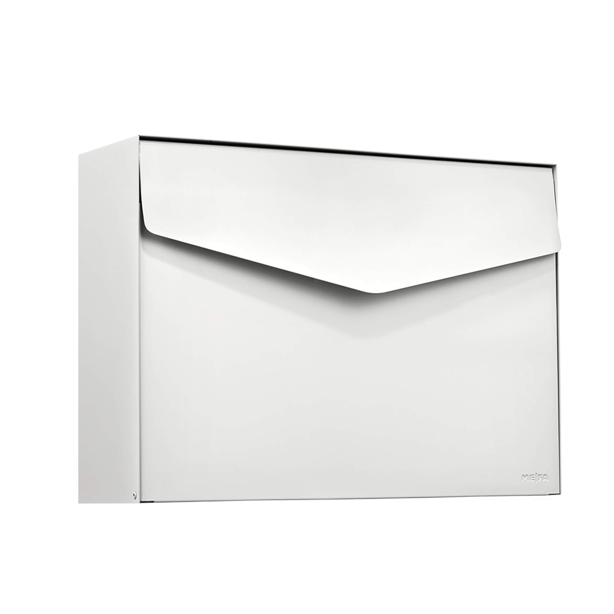 Renz MEFA 112020DE Letterbox 112 White Post Box with Security Lock 312 x 430 x 128 mm