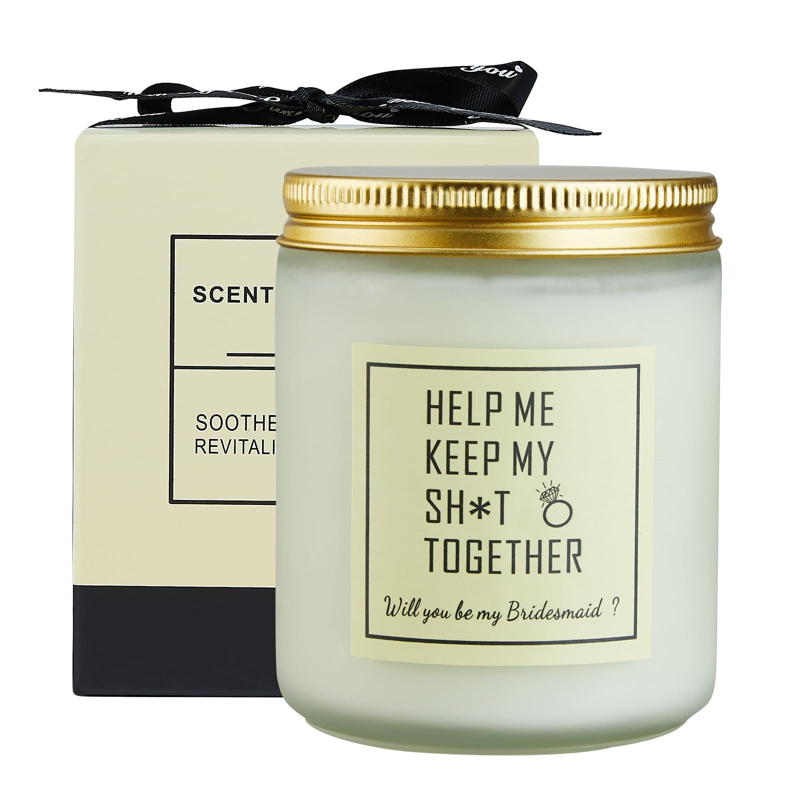 Rosemary+Orange+Sage Scented Candles,Bridesmaid Definition Candles,Simple Maid of Honour Candle,Bridesmaid Gifts,Wedding Gift Bag Candles,Gift for Bridesmaid (Bridesmaid)