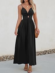 CUPSHE Women's Maxi Dress V Neck Sleeveless