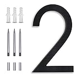 8 Inch Floating House Numbers, Address Numbers For