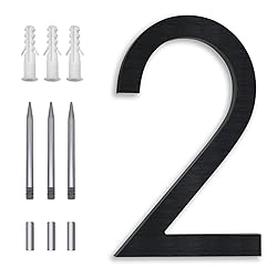 8 Inch Floating House Numbers, Address Numbers For