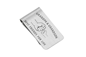 Emideary Money Clip for Men, Stainless Steel Front Pocket Wallet
