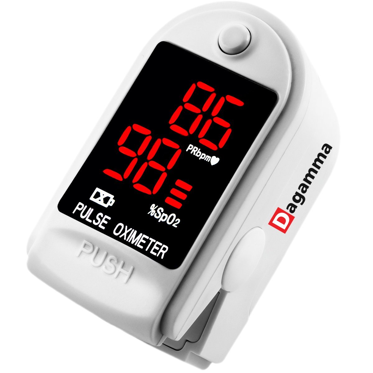 Photo 1 of Dagamma DP100 Sports and Aviation Finger Pulse Oximeter in White