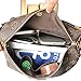 Casual Purse Fashion School Leather Backpack Crossbady Shoulder Bag Mini Backpack for Women & Teenage Girls BLACK BROWN