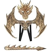 Himine Dragon Wings Props Cosplay Wing With Tail Mask