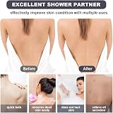 URAQT Exfoliating Back Scrubber 37 Inch Double-Sided Back Washer with Handles view 4