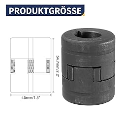 uxcell 7/8" to 1" L075 Flexible 3-Piece L-Jaw