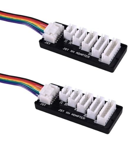 Lot De 5 Rallonges JST-XH 3S Pour Batterie LiPo – Fil Silicone 22 AWG 200 Mm – Charge équilibre Pour Modélisme