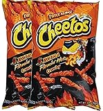 Cheetos Crunchy Xxtra Flamin' Hot Snack Care Package for College, Military, Sports Net Wt 2 1/4 Oz (2)