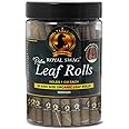 Royal Swag Natural Pre-Rolled Palm Leaf Cone Rolling Papers 25 Pcs King Size Palm Leaf Natural Cones with 1 Filling Stick | Corn Husk Filter Preroll Cones 100 mm Length(25 Rolls Total)