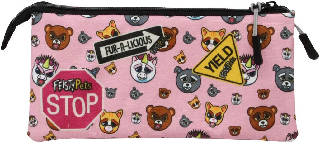 Feisty Pets Sir Growls-Triple HS Pencil Case, Multicolour, 23 x 11 cm - Image 4