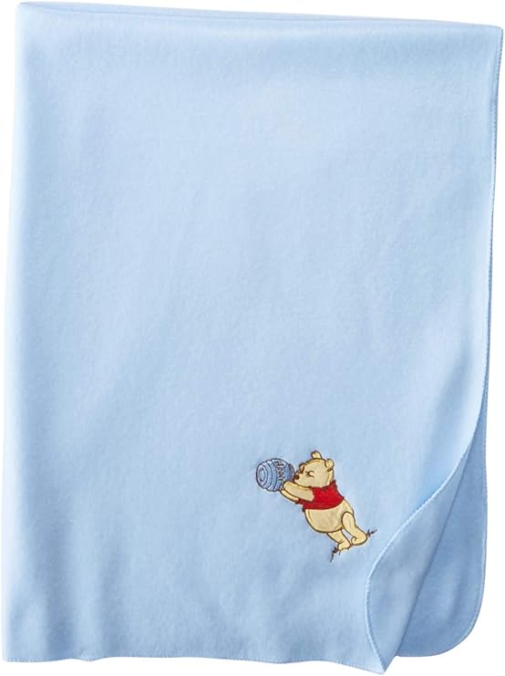 Disney Baby Winnie the Pooh Fleece Blanket Blue Amazon.ca Home & Kitchen