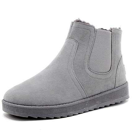 Amazon Com Xue Men S Leather Shoes Pu Fall Winter Comfort Boots