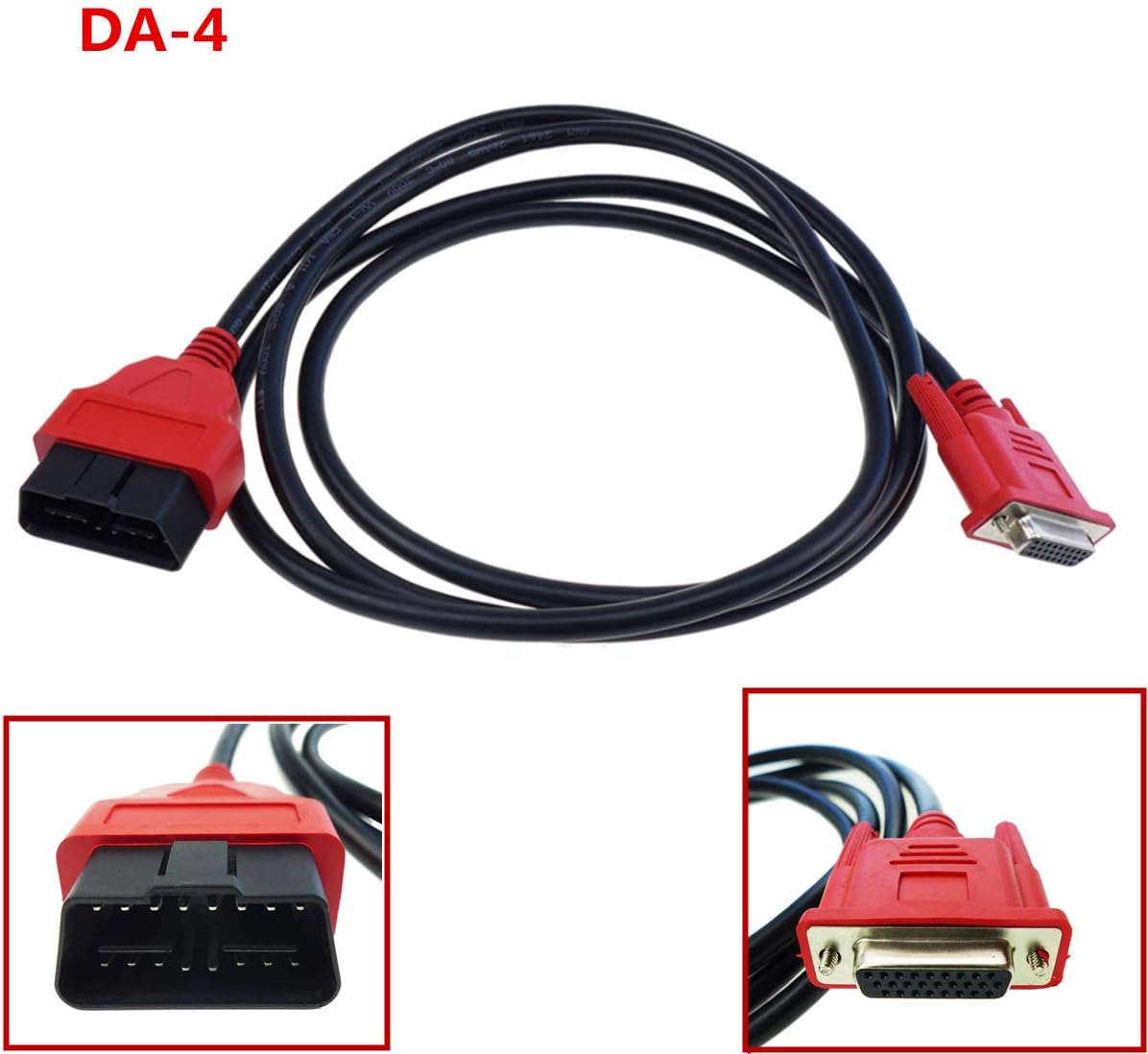 TIKSCIENCE OBDII OBD2 Cable Compatible with Snap on DA-4, Fit for Solus Ultra Scanner EESC318, Main Test Cable Replace DA-4, EAX0068L00C, EAX0068L10B - 6 Inch