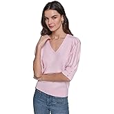 KARL LAGERFELD Paris Women's Sportswear Sweater, Parfait, Large