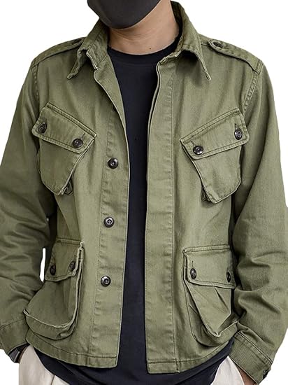 Amazon Normen ノーマン トロピカルジャケット メンズ 米軍 ジャングルファティーグジャケット ミリタリージャケット コート ジャケット 通販