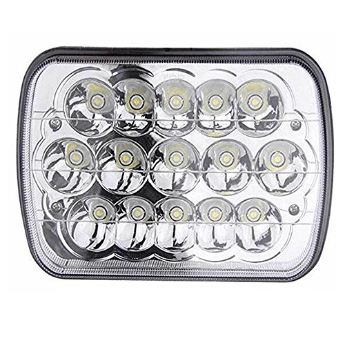 Pair 7x6 Inch LED Headlight Hi Lo Beam For International Harvester 4700 4800 4900 8100
