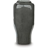 Signature Design by Ashley Kierlain Traditional Vase with Speckles Finish, Gray & Black