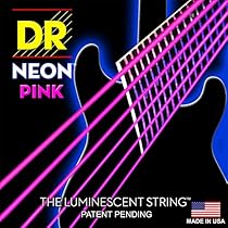 DR Strings NPE-10 Coated Nickel Hi-Def Pink Electric Guitar Strings, Medium
