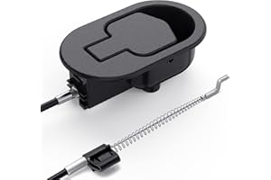 Baridwon 1 Set Recliner Replacement Parts, Durable Recliner Release Pull Handle with Recliner Pull Cable, Repair Replacement Parts Compatible with Most Furniture of Recliner Chair Sofa Couch