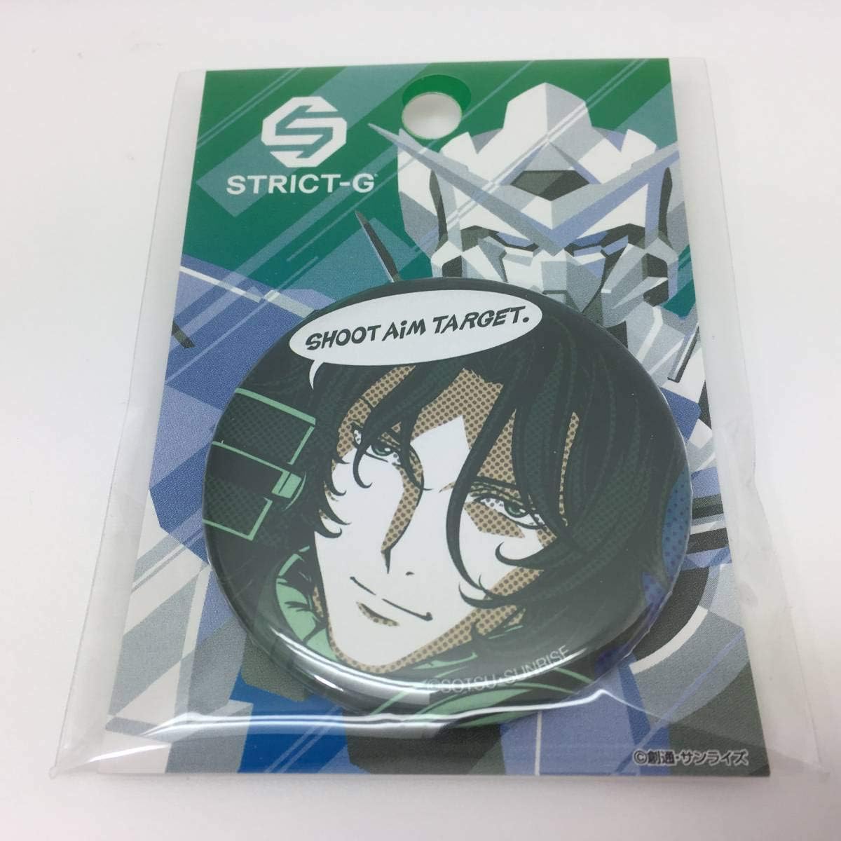 Amazon 機動戦士ガンダム ロックオンストラトス Pop Art 缶バッジ ニールディランディ Mobile Suit Gundam 名言 アニメ 萌えグッズ 通販