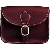 Crossbody Saddle Vegan Leather Bag Small Retro Satchel For Women Vintage Simple Handbag Faux Leather Casual Purse