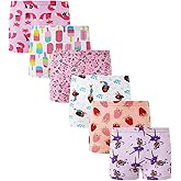 Family Feeling Soft Cotton Girls' Boyshort Panties Brief Underwear