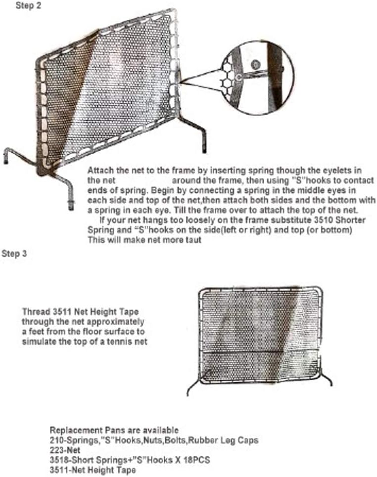 mike Tennis Rebounder Net Wall for Training : Sports & Outdoors